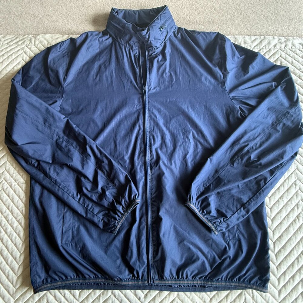 Gucci Men's Techno Polyester Windbreaker Jacket European Size 52 US Size 42